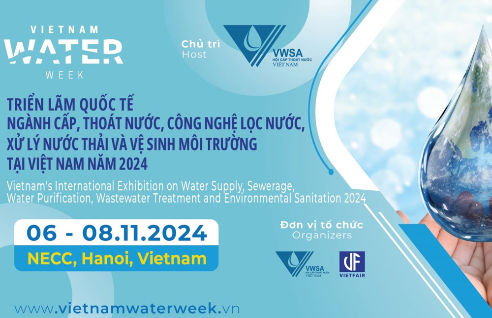 Tuần lễ ngành nước Việt Nam 2024: Cơ hội giải quyết các thách thức về tài nguyên nước